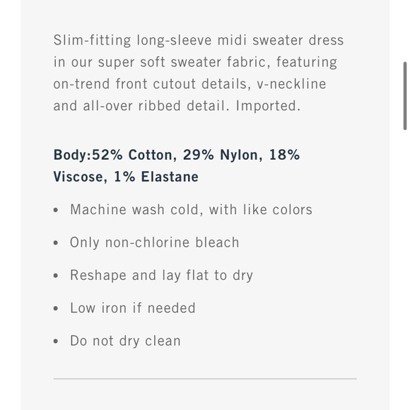 Long Sleeve Cutout Sweater Dress - Picture 5 of 5